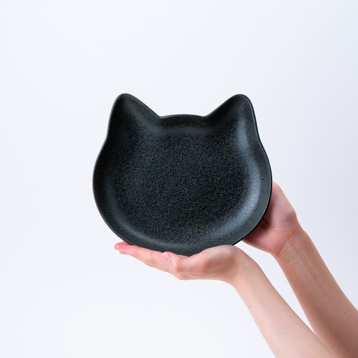 Black Cat Silhouette Plate