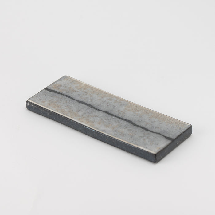 White Slip-Glazed Divided Rectangular Plate